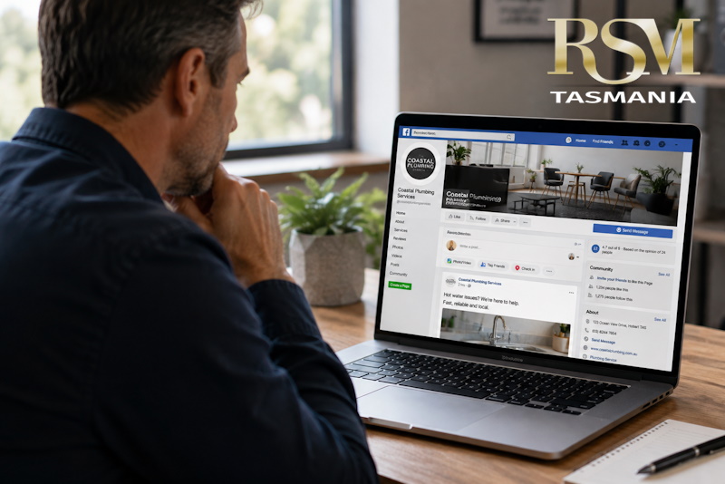 Tasmanian business owner considering whether their business insurance covers risks associated with social media use